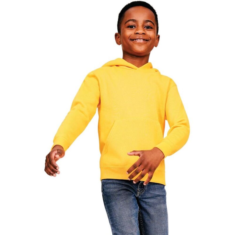 Casual Classics Childrens/Kids Blended Ringspun Cotton Hoodie / Yellow